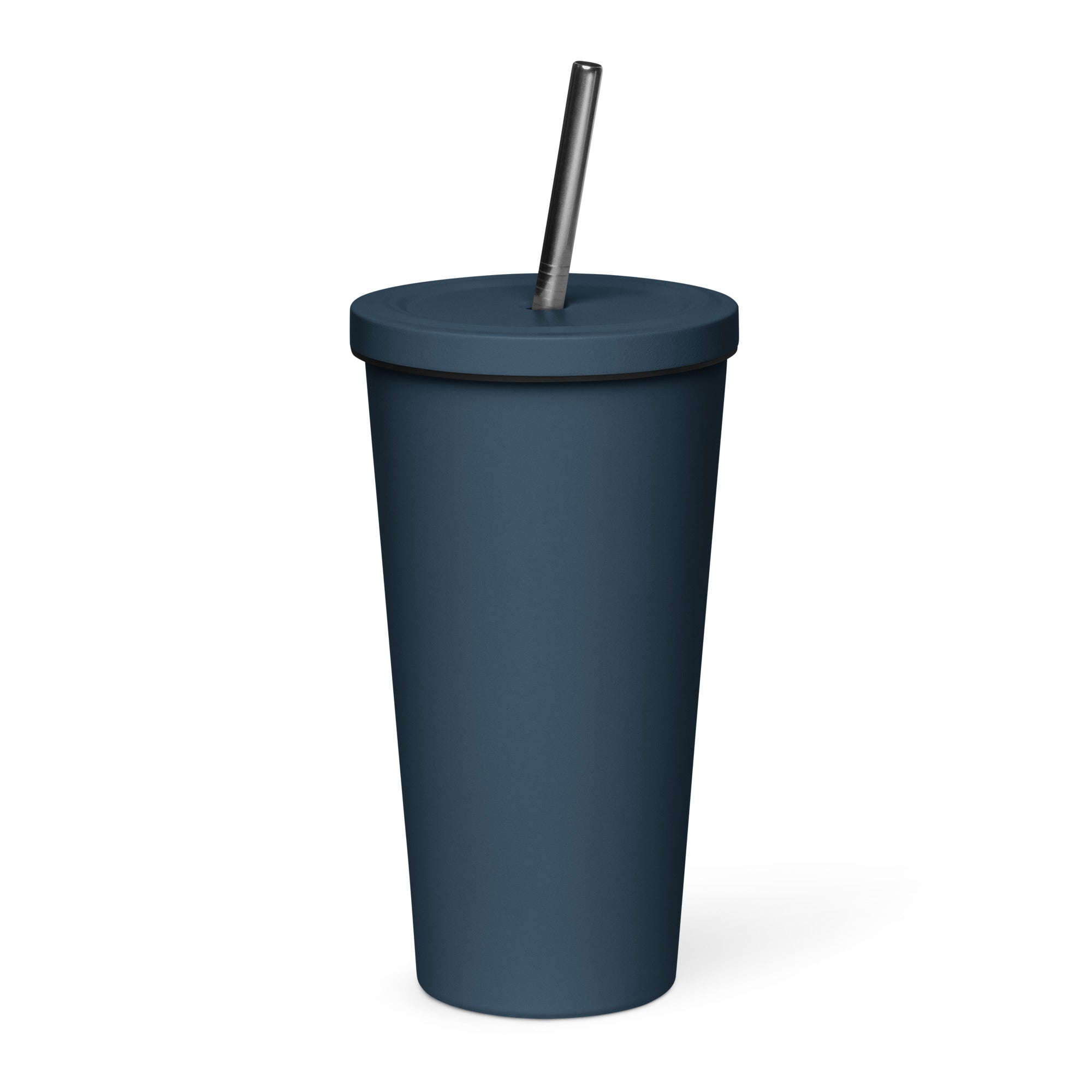 dNC Insulated tumbler with a straw - TheDoNothingClub