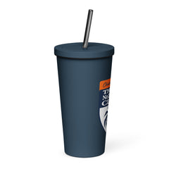 dNC Insulated tumbler with a straw - TheDoNothingClub