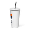 dNC Insulated tumbler with a straw