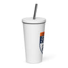 dNC Insulated tumbler with a straw